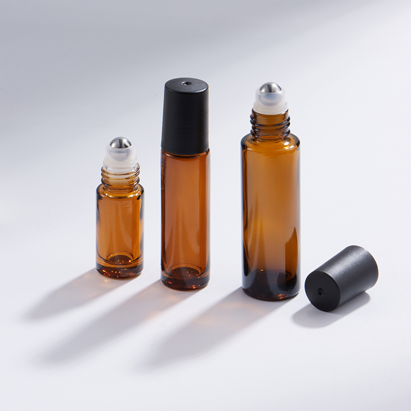 5ml 10ml 15ml Amber Roll-On Glass Bottle