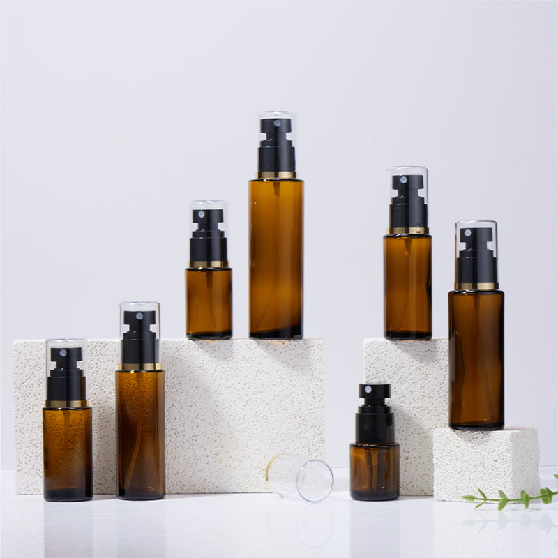 20ml 30ml 40ml 50ml 60ml 80ml 100ml Amber Glass Spray Bottle